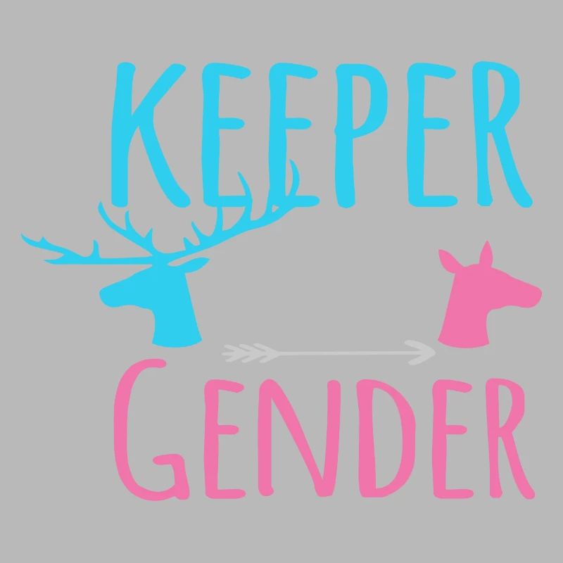 Keeper des Geschlechtsbocks oder Doe in Blau und P