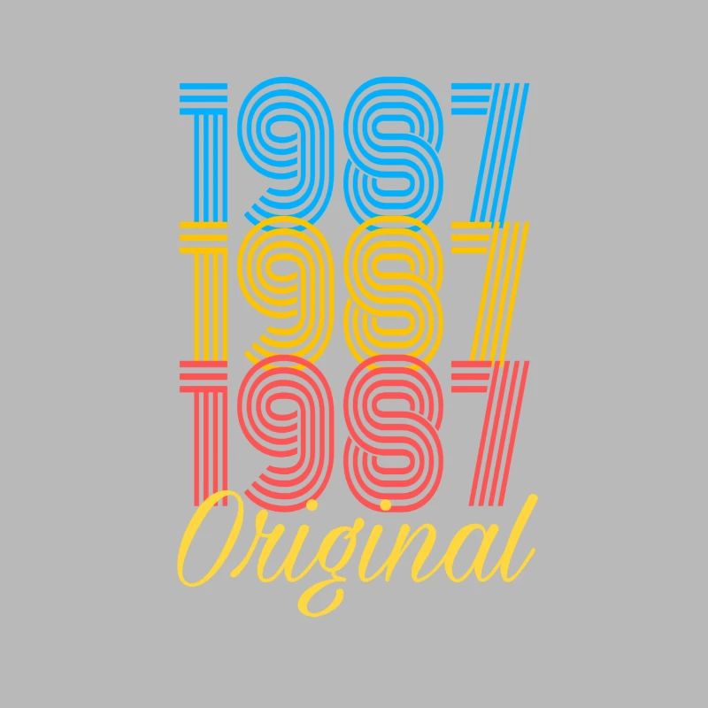 1987 Original / Geburtstag Geschenk