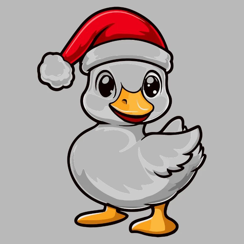 Gans Weihnachten Niedlich