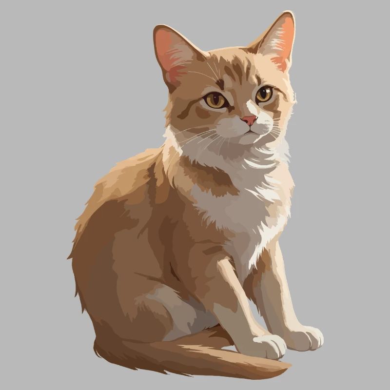 Chat mignon - Conception de chat de compagnie