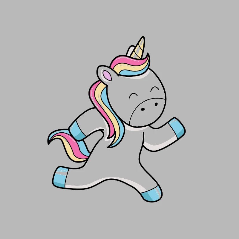 Licorne en cours d'exécution