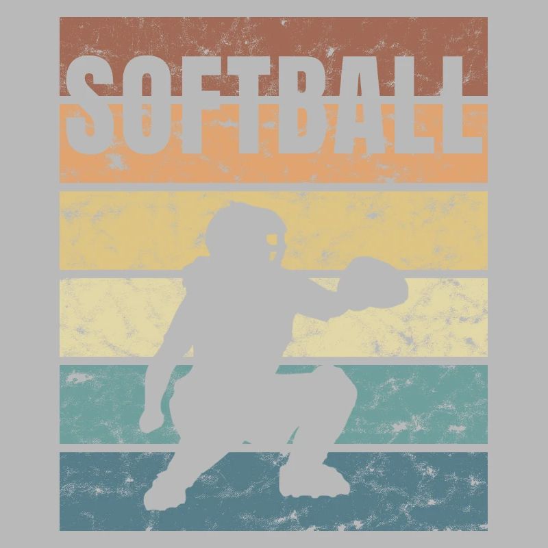 Softball Basepall Schläger Pitcher Catcher