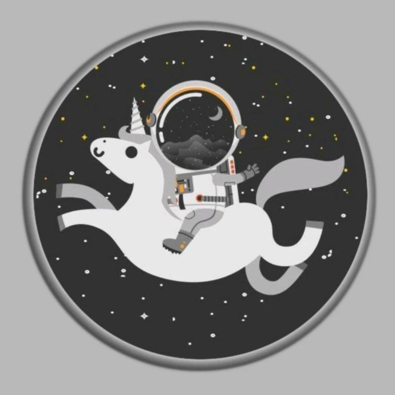 Licorne de l'espace