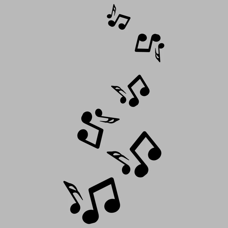 Panneau des notes de musique