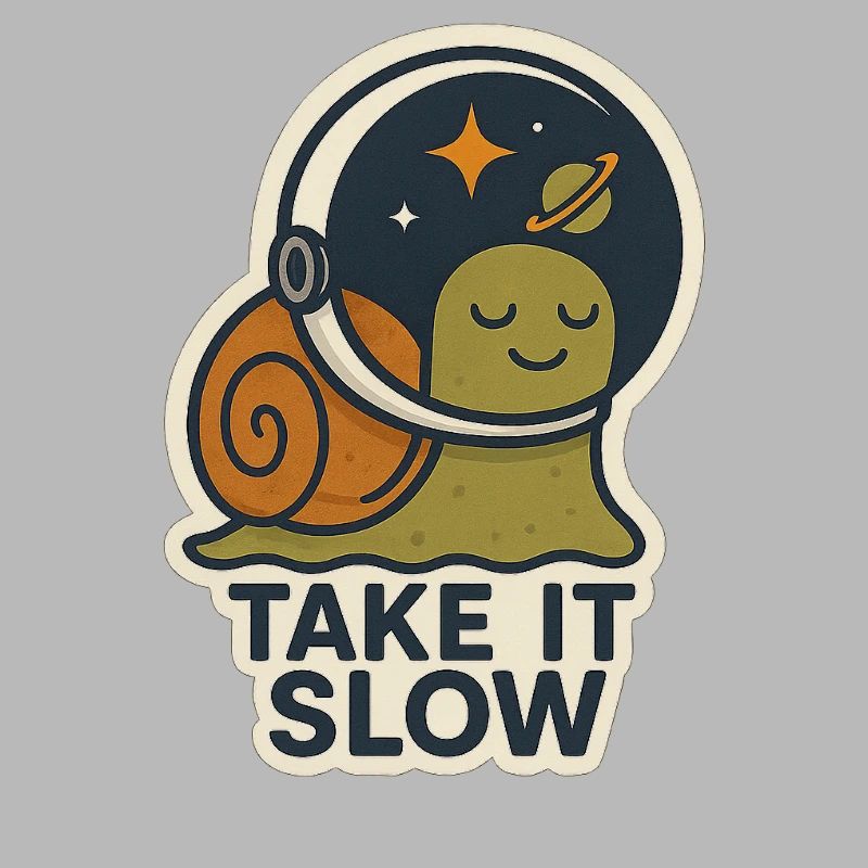 Take it slow - snail's pace in space, so what?