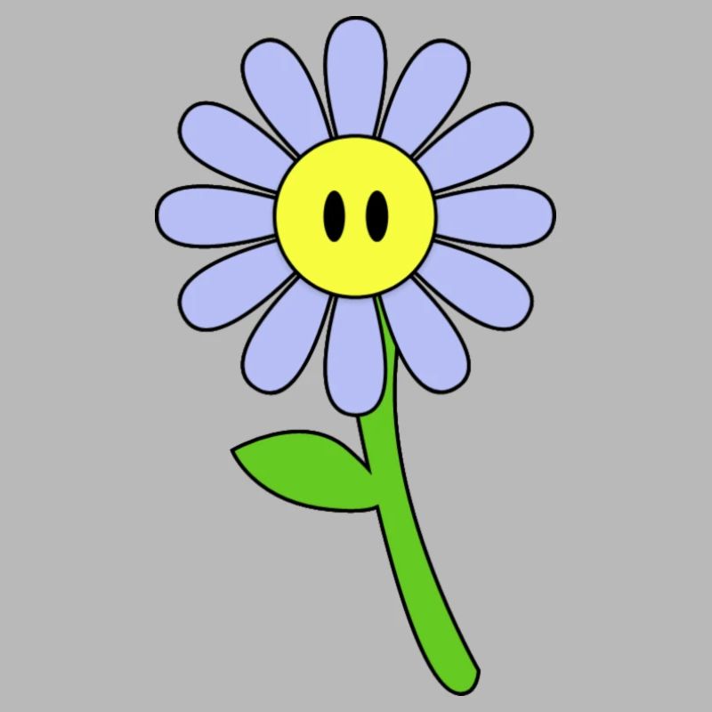 Conception mignonne de fleur