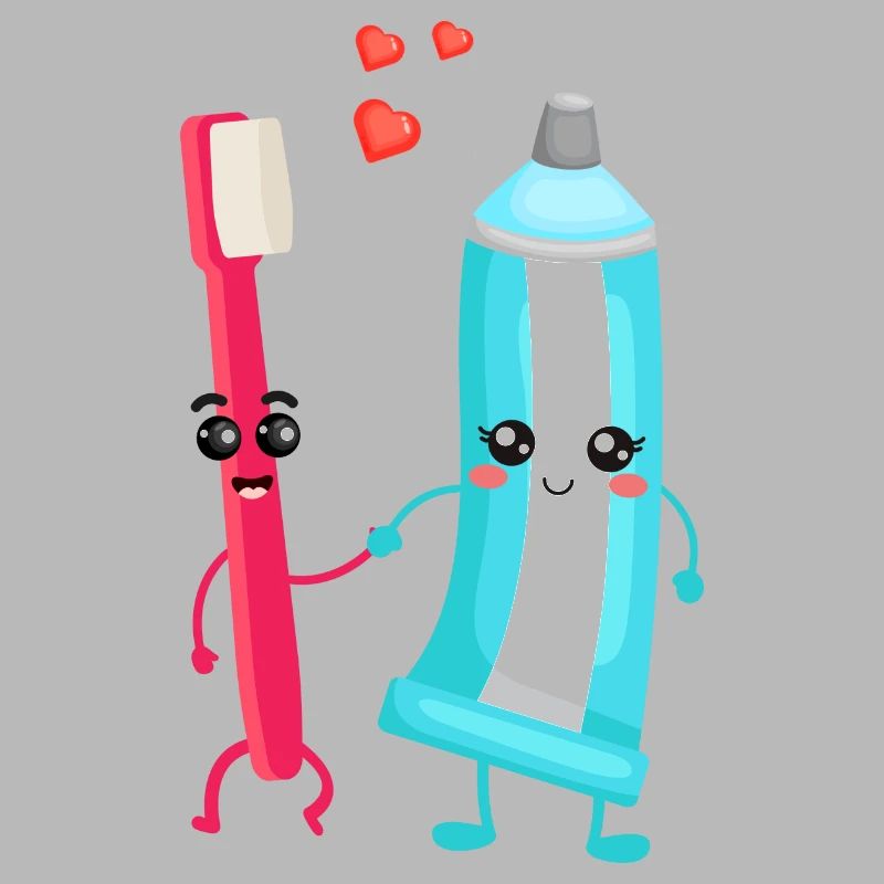 Toothbrush & Toothpaste Pair Gift for Dentists