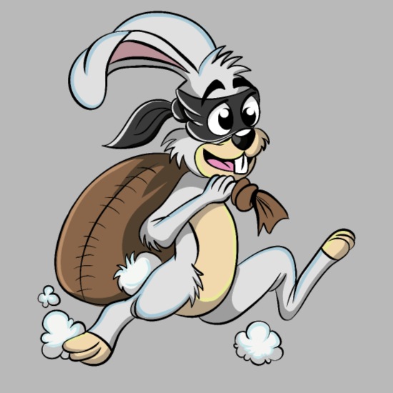 Conejo, conejo, banco ladrón, ladrón, regalo de dibujos animados'  Cantimplora | Spreadshirt