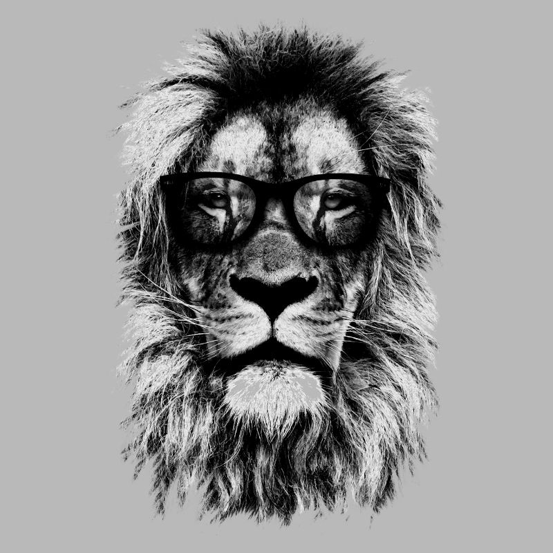 Lion de hipster