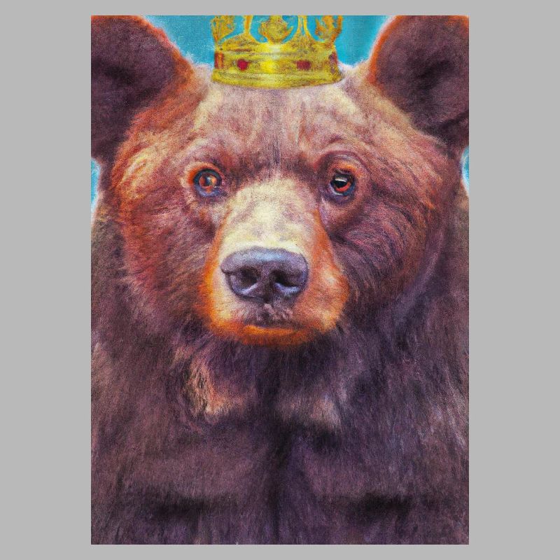Bär mit Krone