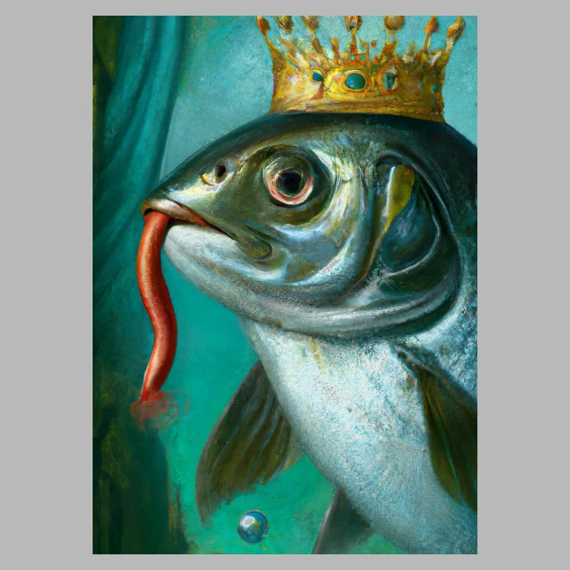 Fisch mit Krone