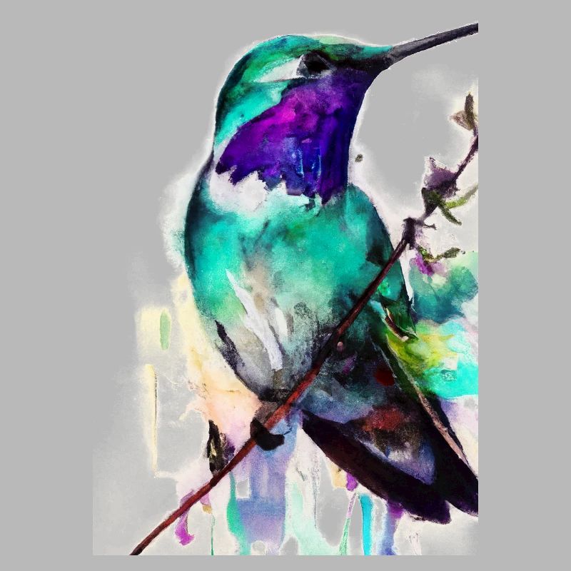 Bunter Vogel
