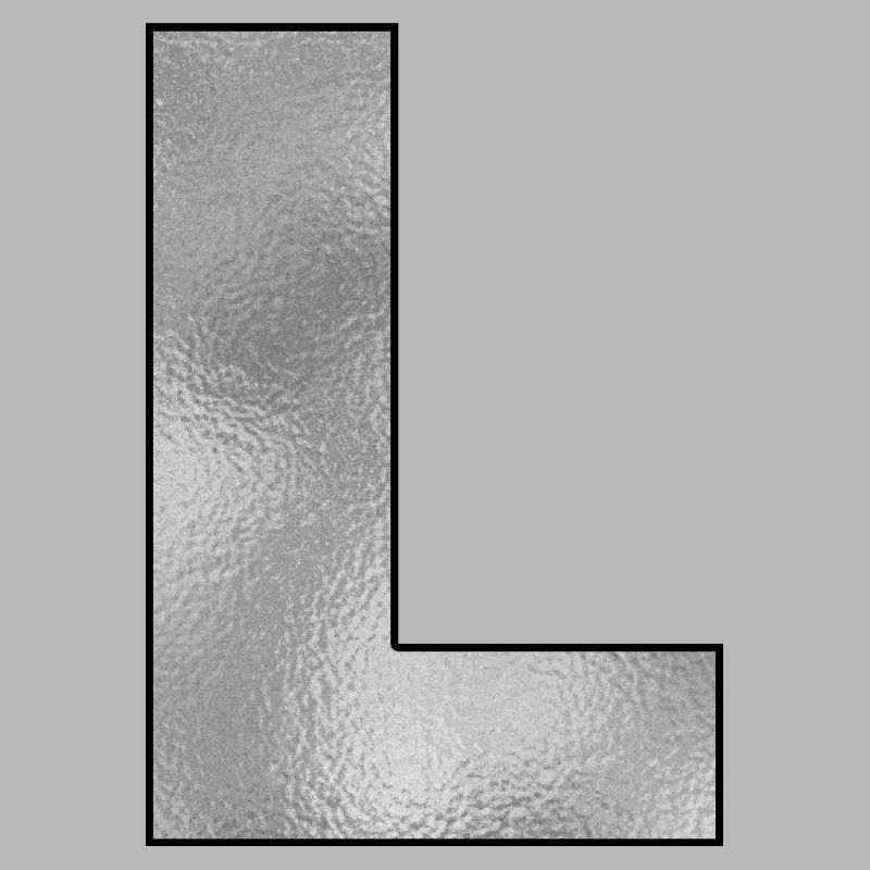 Letter L Silver
