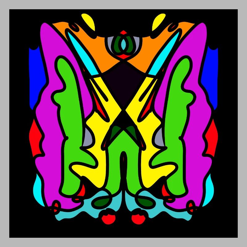 Design abstrait coloré