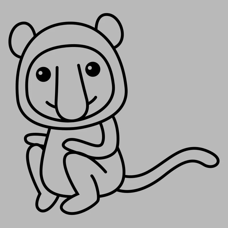 Monkey comic animal