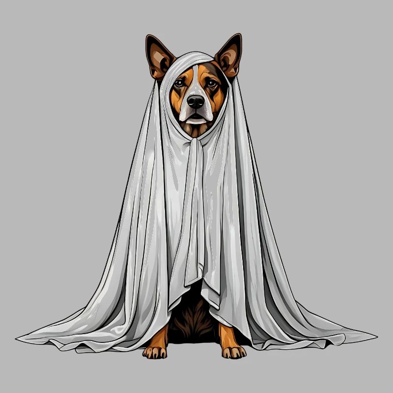 fantôme de chien effrayant