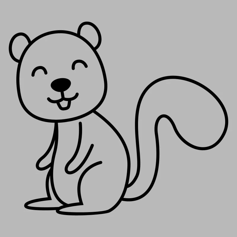 Écureuil animal comique