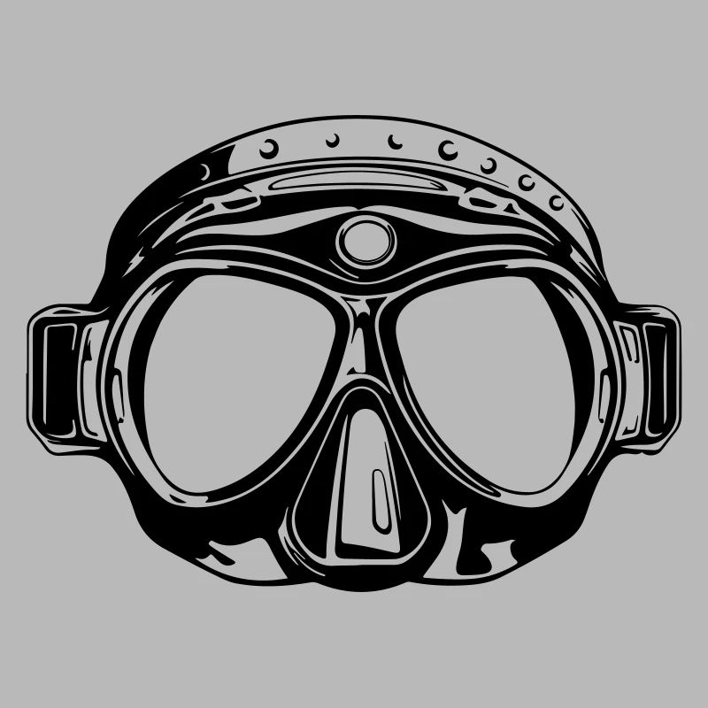 Lunettes de plongée symbole plongée