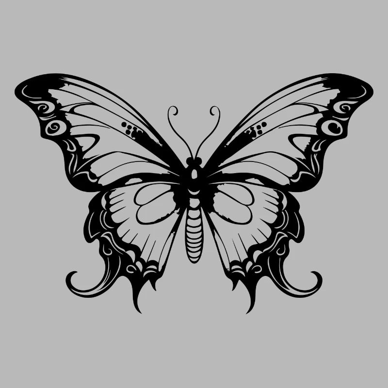 Silhouette de papillon Boho