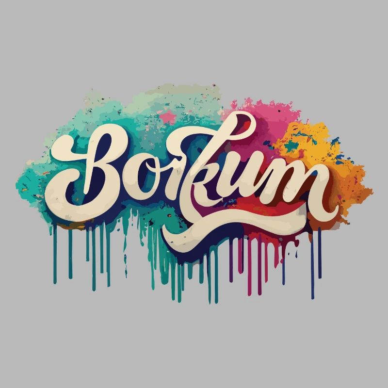 Borkum Graffiti lettrage