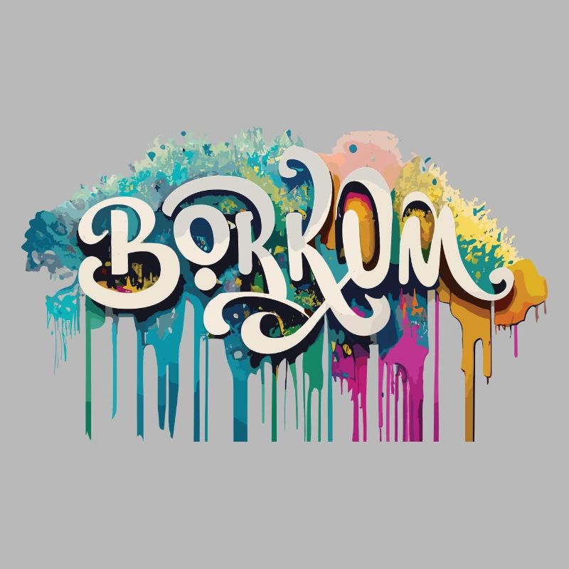 Borkum Graffiti lettrage
