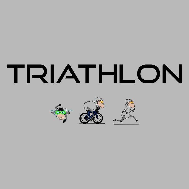 Mouton triathlète