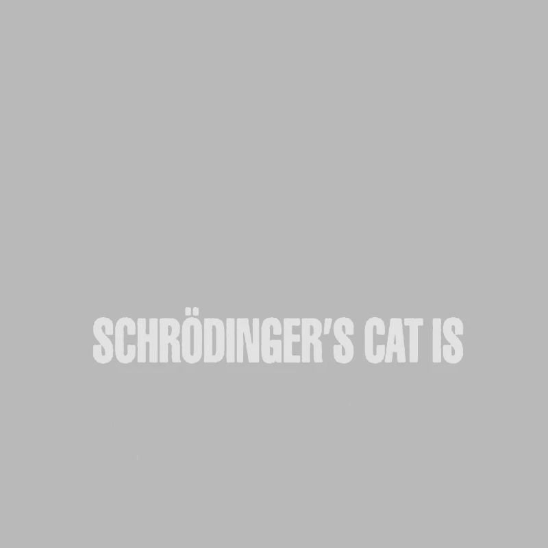 Le chat de Schrödinger est Alive Dead