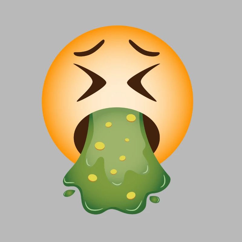 Puke Vomiting Handed Vomit Gift