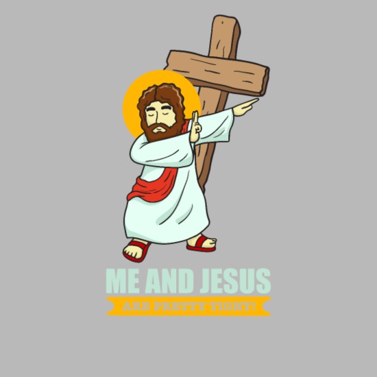 Jesus Dabbing Faith funny picture Christian cool' Water Bottle | Spreadshirt