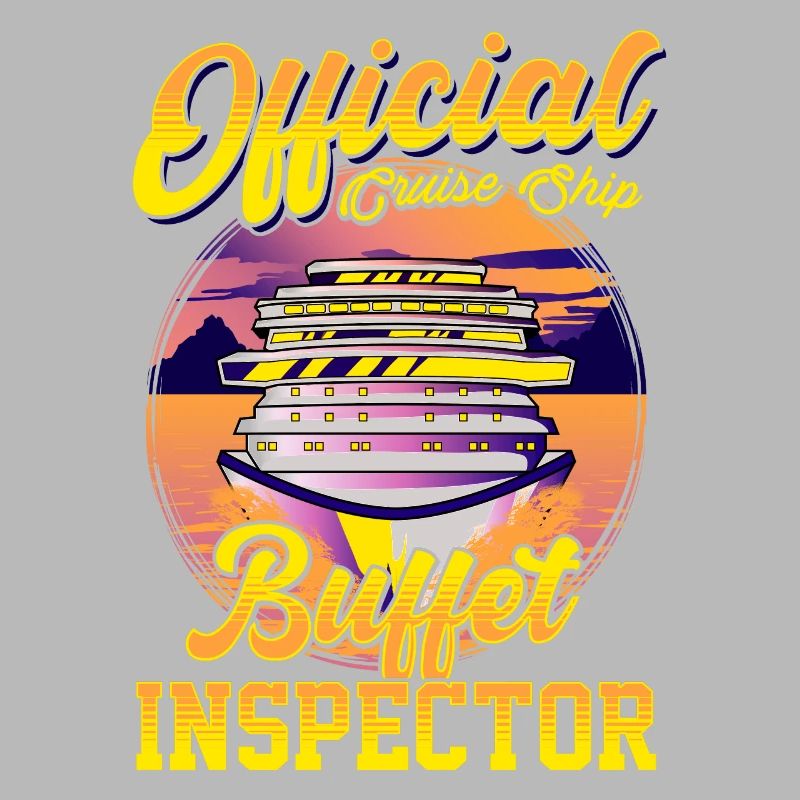 Funny Official Cruise Ship Buffet Inspector Pun