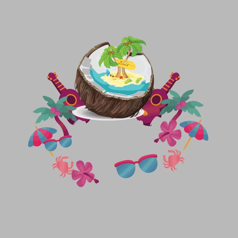 Fruit de noix de coco Aloha Plages Hawaï