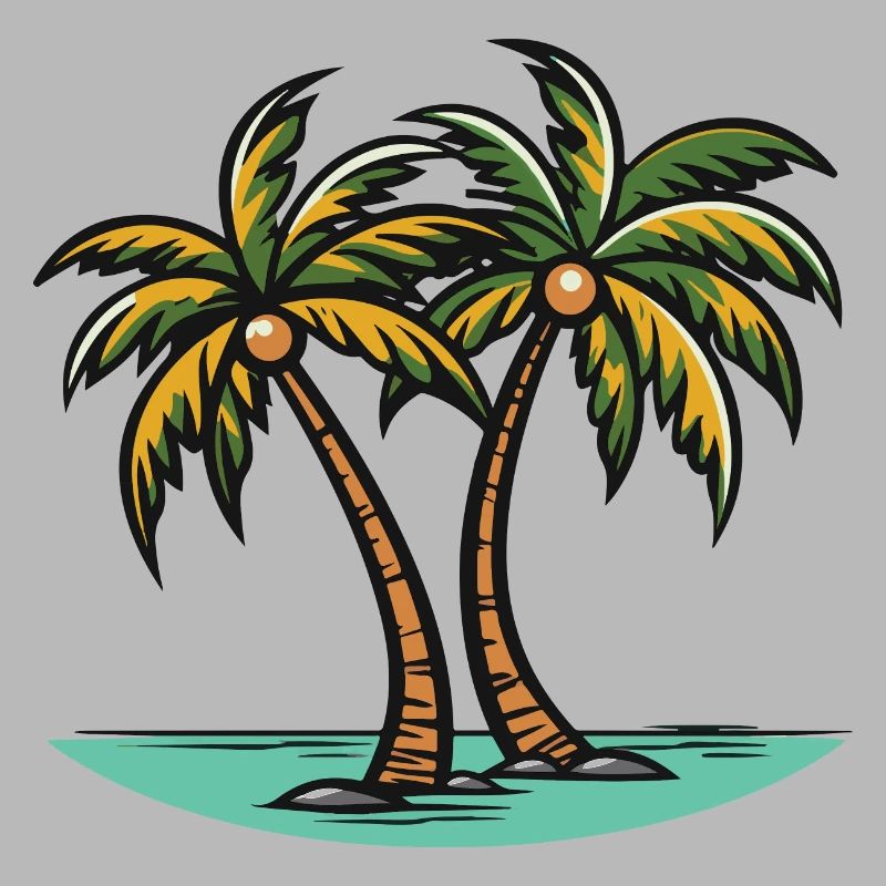 Palmen Insel