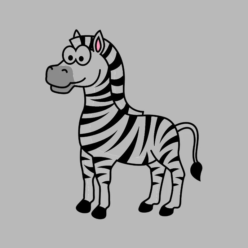 Zebra Comic Animal