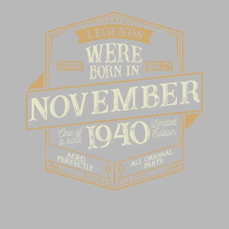 November 1940 Geburtstag Mann