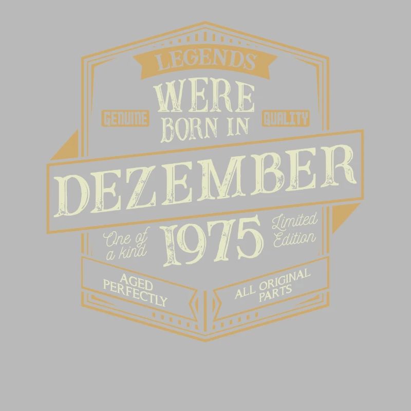 Dezember 1975 Geburtstag Mann