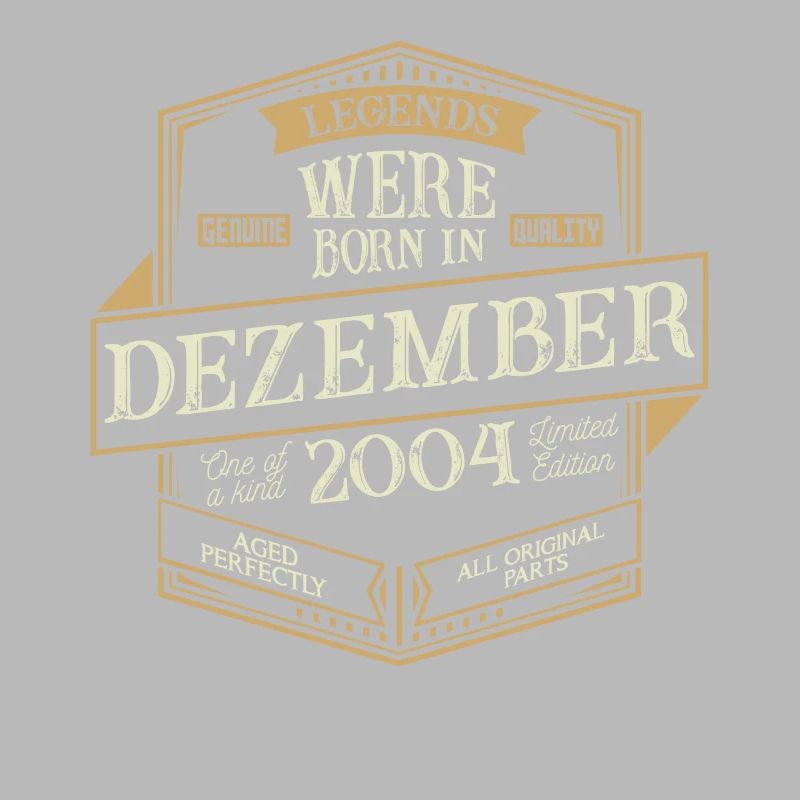 Dezember 2004 Geburtstag Mann
