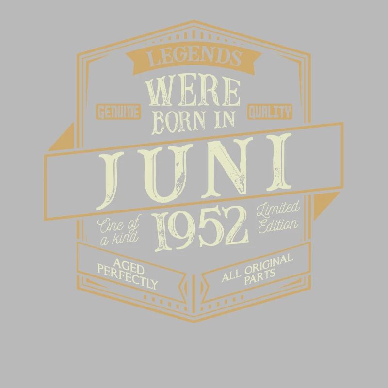 Juni 1952 Geburtstag Mann