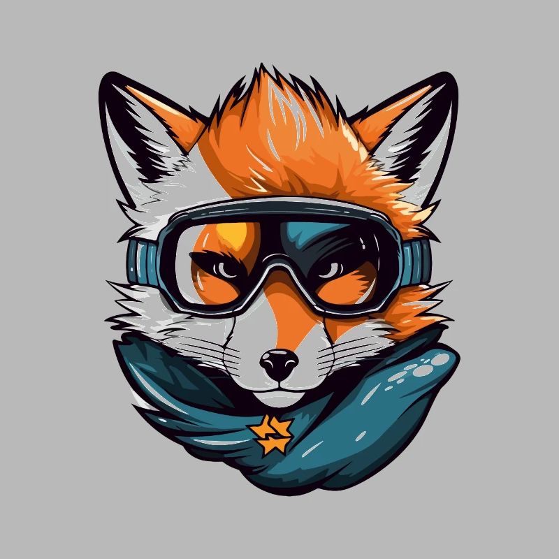 Fox Snowboard Ski Goggles Comic