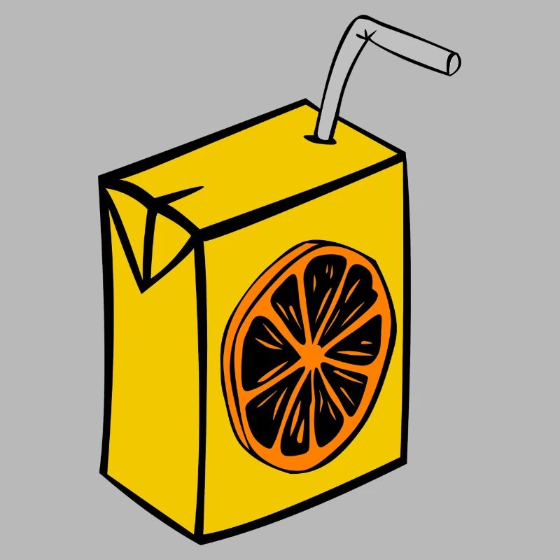 saft box karton einweg stroh orange getraenke