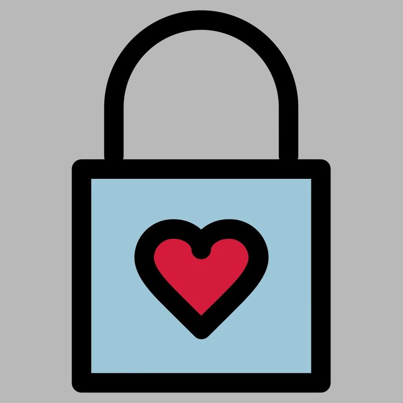 Cadenas, serrure d'amour