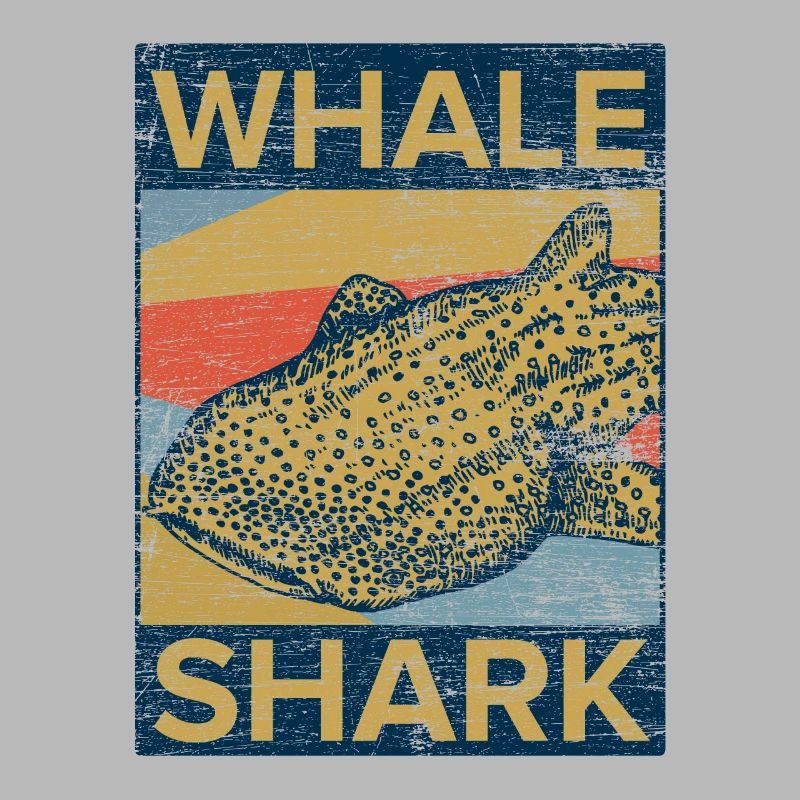 Requin-baleine rétro