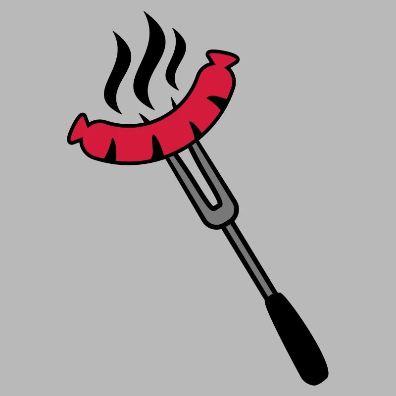 Grill Sausage Logo