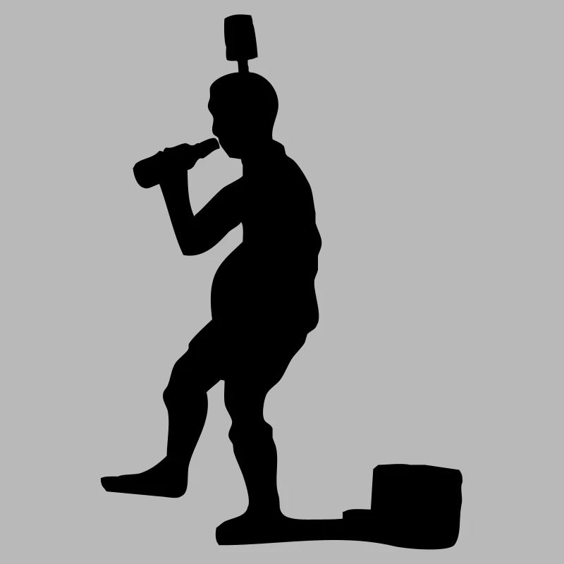 Tipp Kick Figur mit Bierflasche (FS)