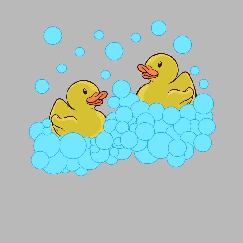 Rubber ducks rubber ducks soap bubbles
