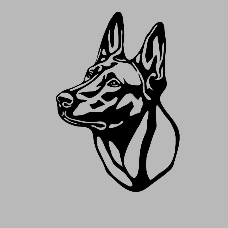 2 Malinois withoutBackground text