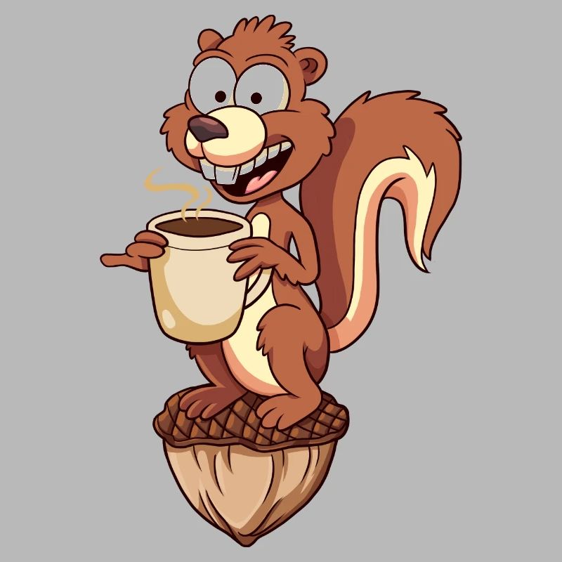 Benno the Squirrel (mit Eichel)