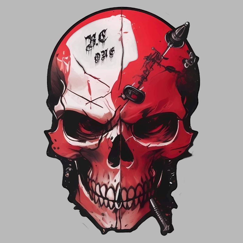 Skull with Evil Eye