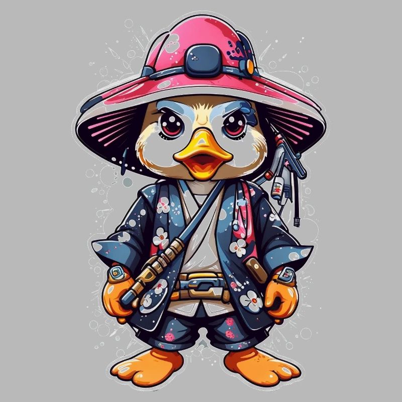 Quack-tastic Samurai Adventures: Cute Samurai Duck