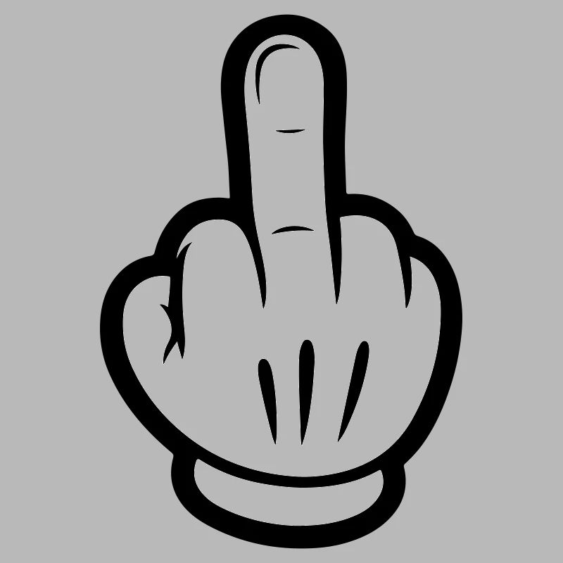 Middle Finger Comic Hand