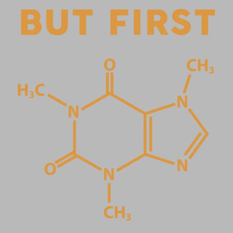 Mais premier café avec molécule de caféine